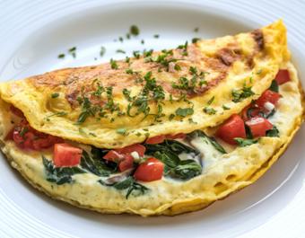 Veg omelette