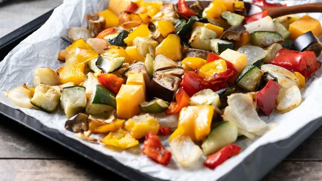 Sausage & Veggie Tray Bake