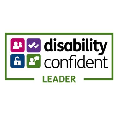 Disability confident employer leader logo